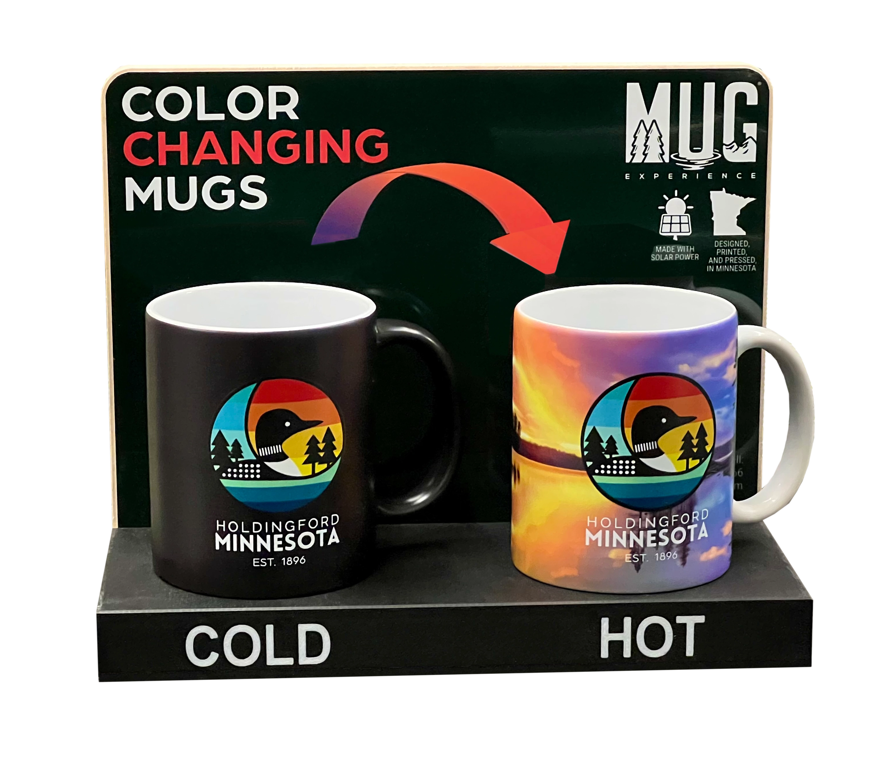 Hot Cold Display - Cost Offset with FREE Mugs