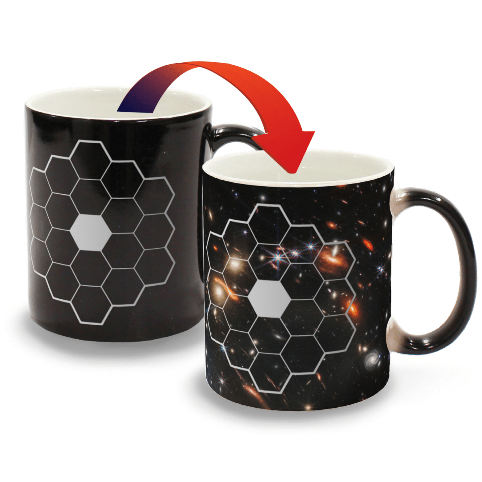 First Deep Field - Webb Space Telescope - Color Changing Mug Experience Front