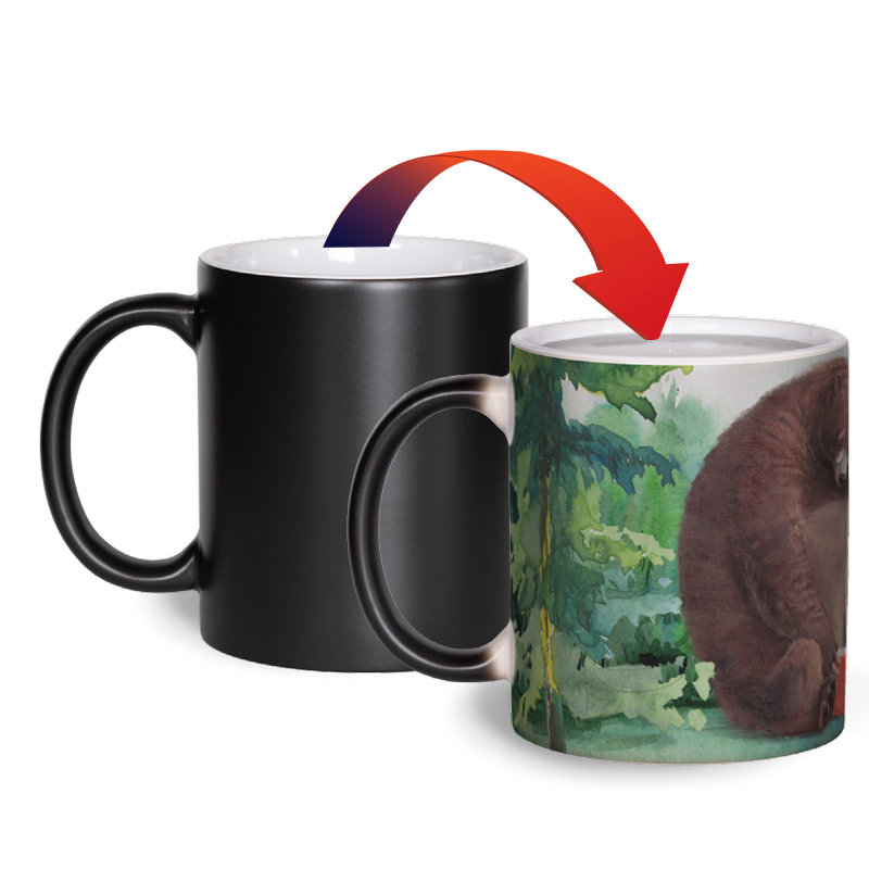 Grandpa Bear - Matte Color Changing Mug Experience