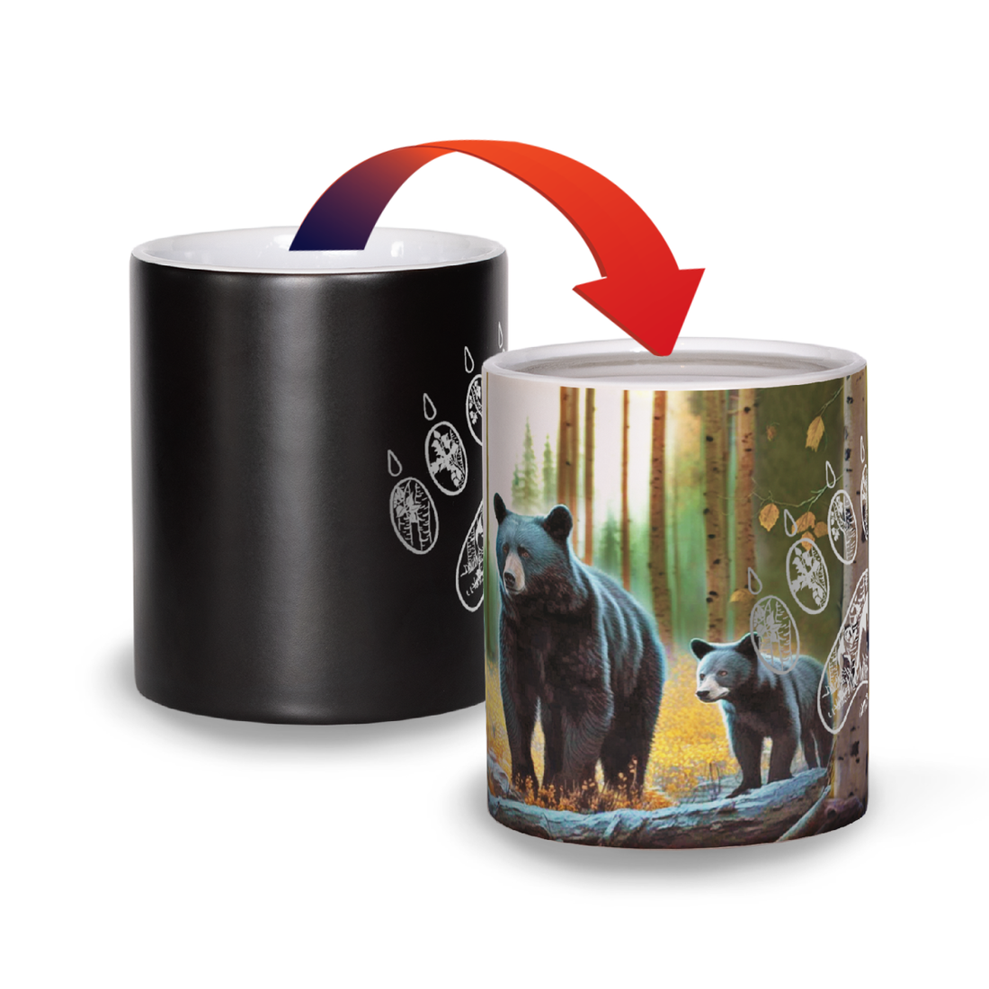 Bear - Matte Color Changing Mug Experience