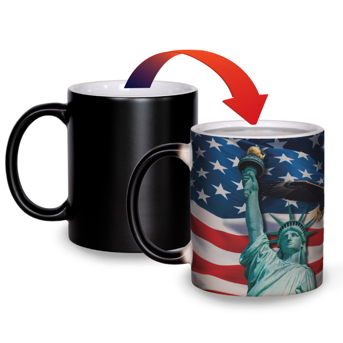 250th USA - Matte Color Changing Mug Experience 
