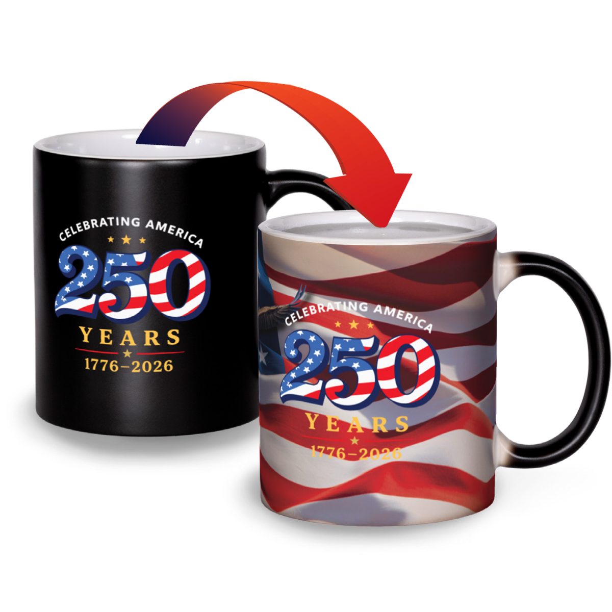 250th USA - Matte Color Changing Mug Experience 