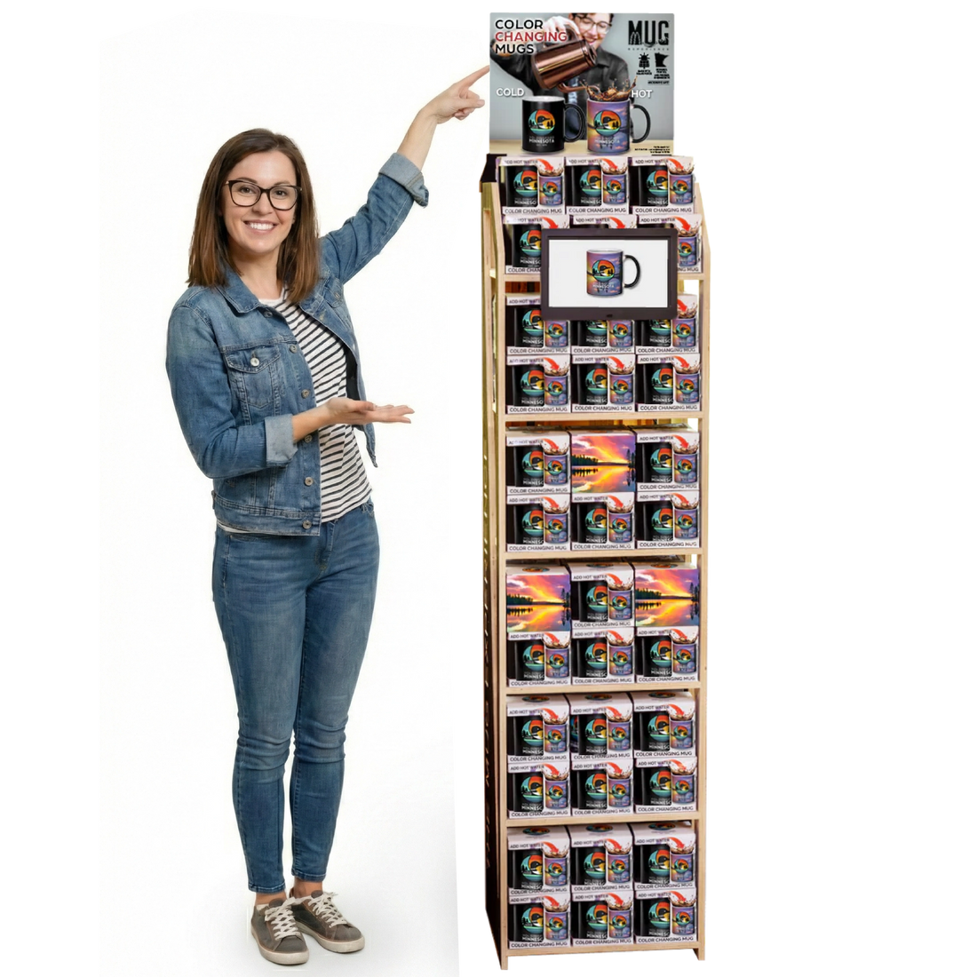 Mug Experience Floor Display - Cost Offset with FREE Mugs 