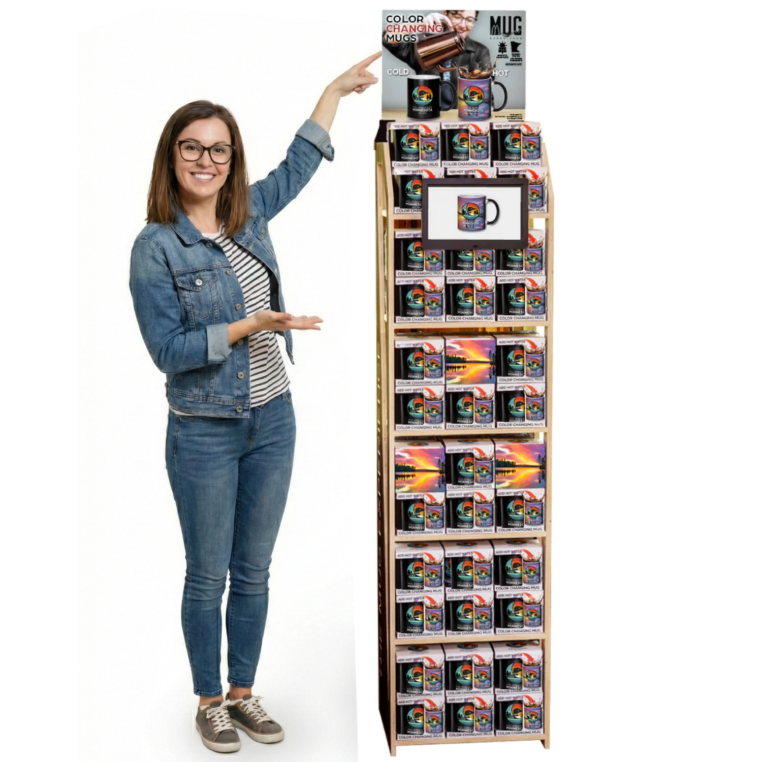 Mug Experience Floor Display - Cost Offset with FREE Mugs 