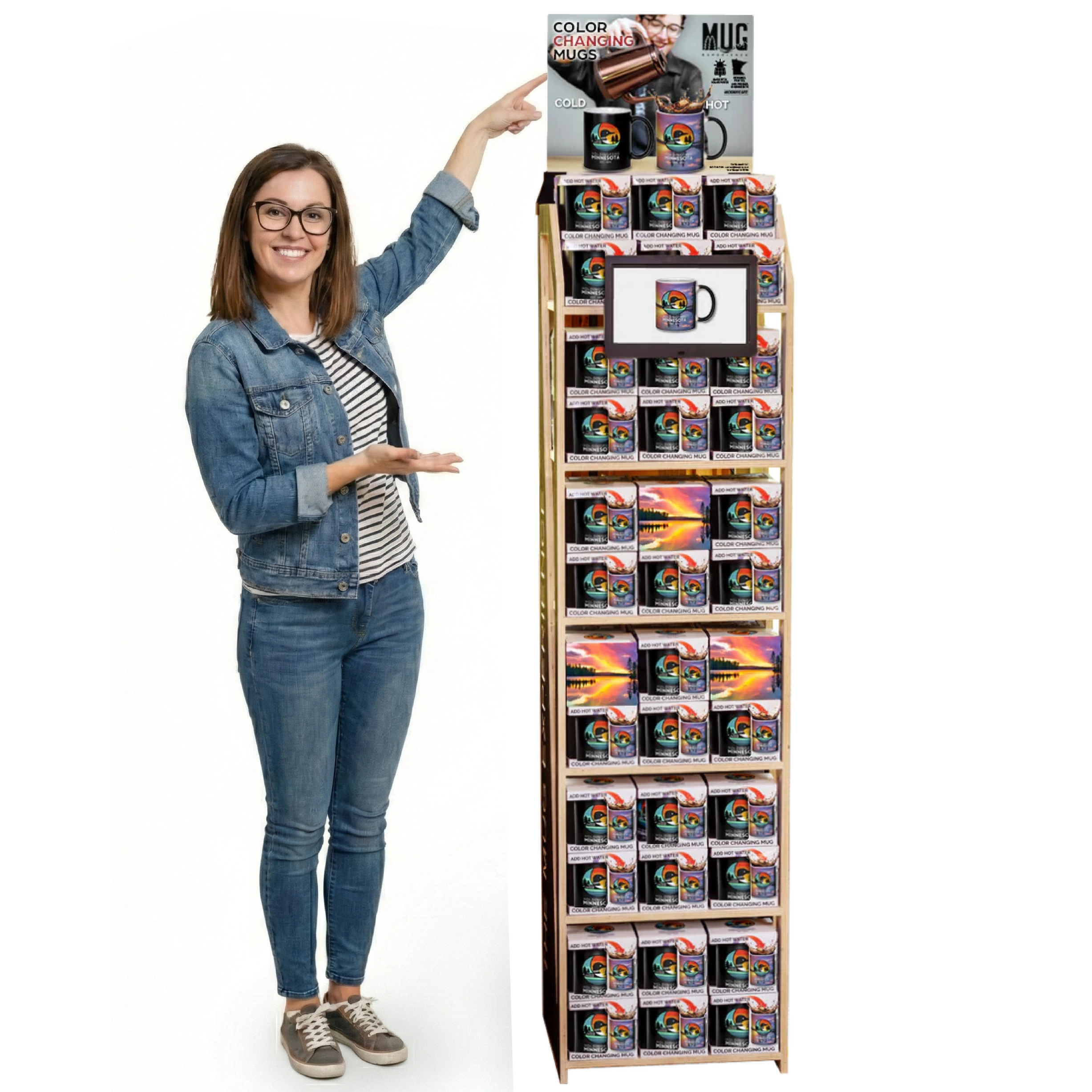 Mug Experience Floor Display - Cost Offset with FREE Mugs 