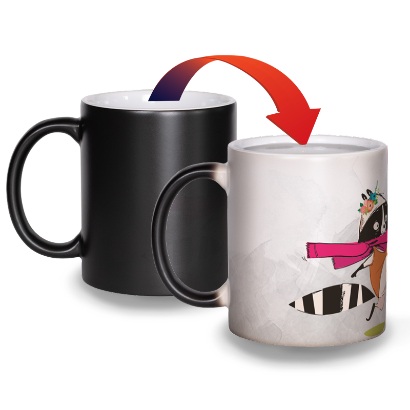 Raccoon Sisters - Matte Color Changing Mug Experience