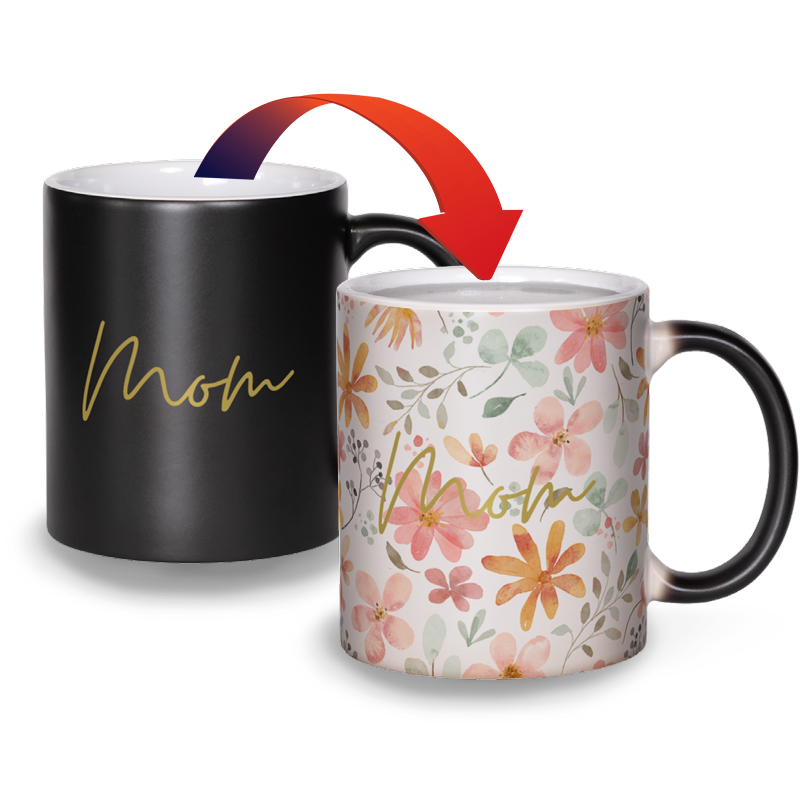 Floral Mom - Matte Color Changing Mug Experience