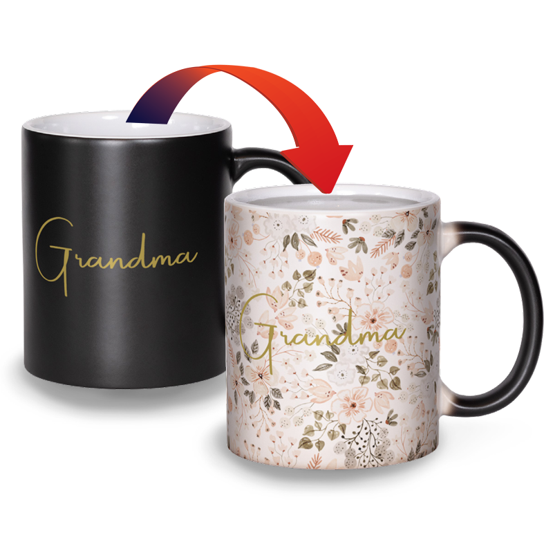 Floral Grandma - Matte Color Changing Mug Experience