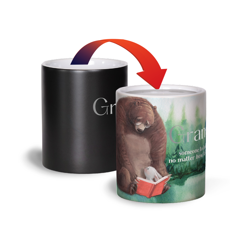 Grandpa Bear - Matte Color Changing Mug Experience