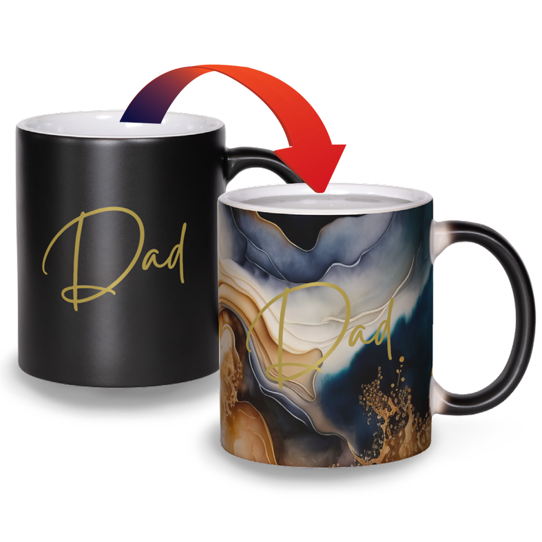 Marble Dad - Matte Color Changing Mug Experience