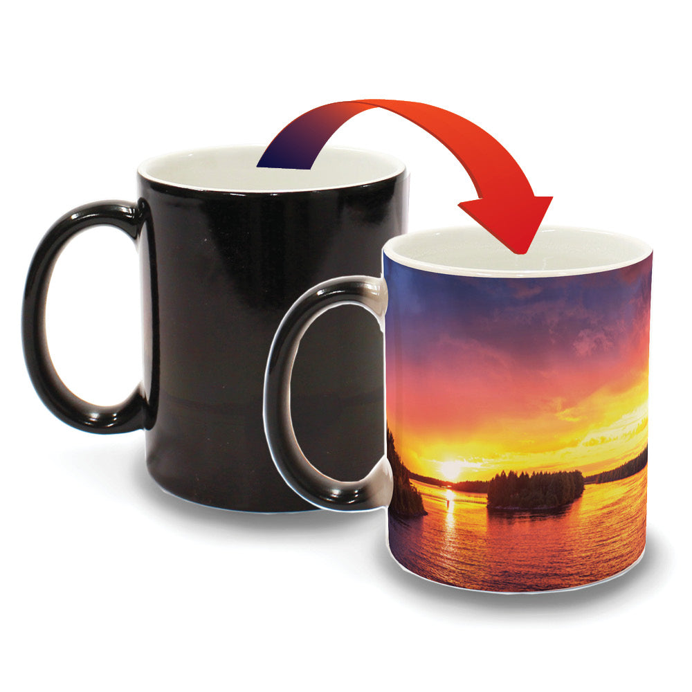 Minnesota Sunset on Lake - D3 - Color Changing Mug Experience 