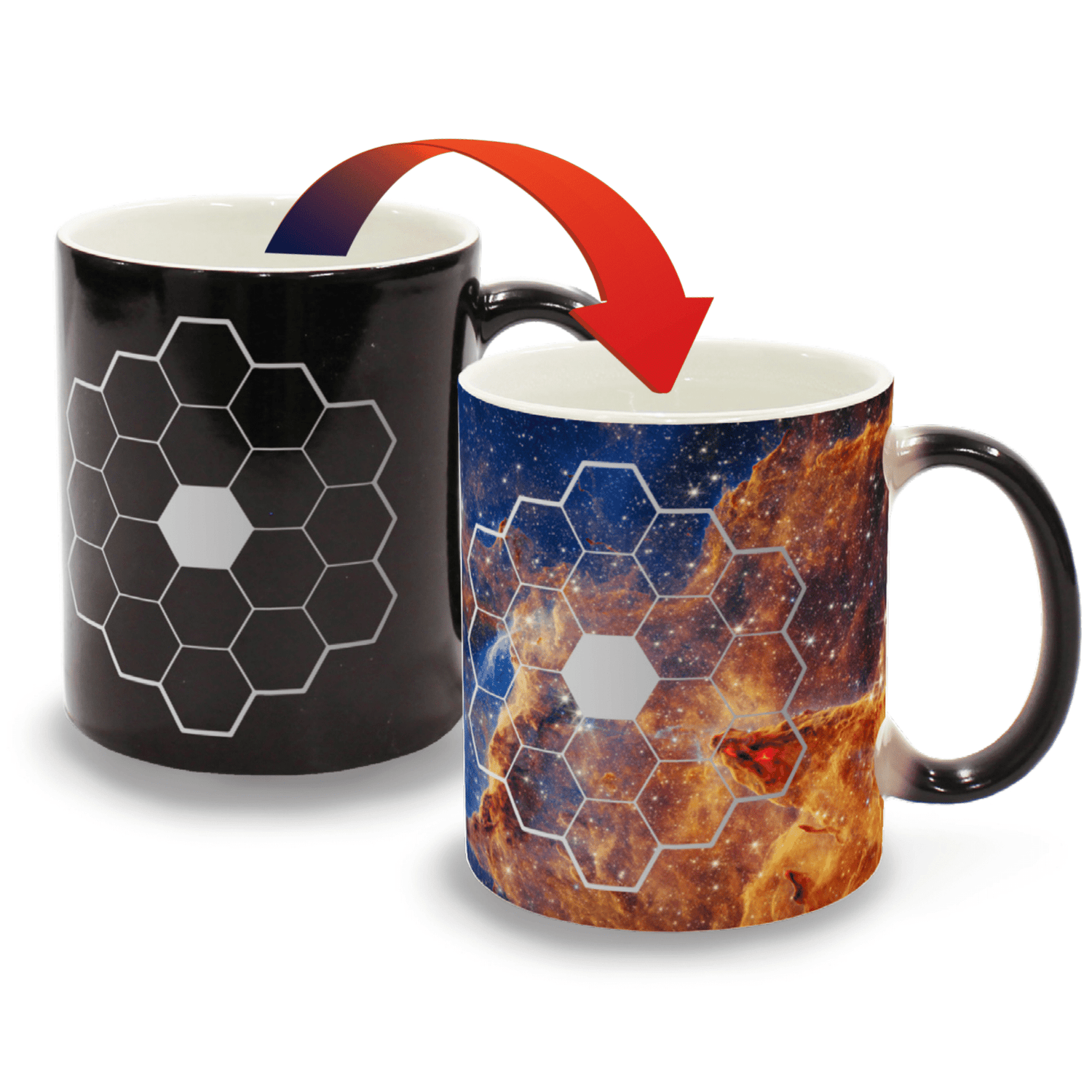 Pillars of Creation - Webb Space Telescope - Color Changing Mug Experience Front