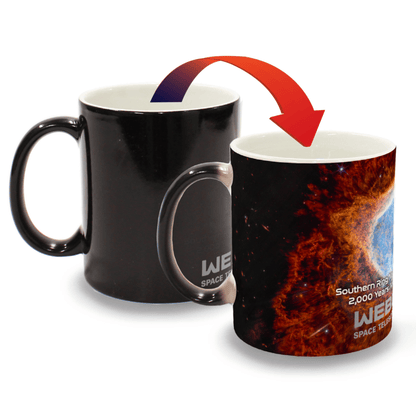 Southern Ring Nebula - Webb Space Telescope - Color Changing Mug Experience Back