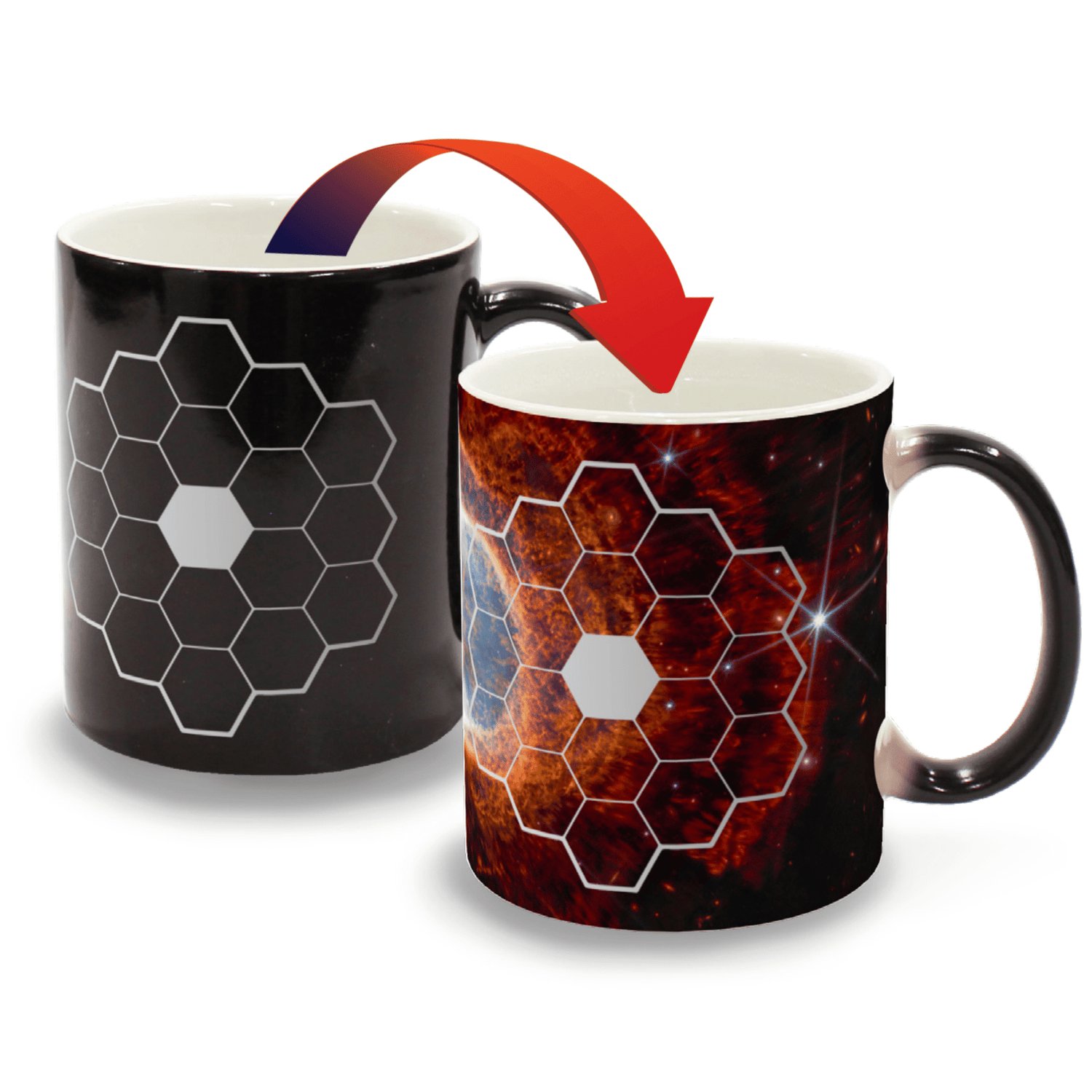 Southern Ring Nebula - Webb Space Telescope - Color Changing Mug Experience Front