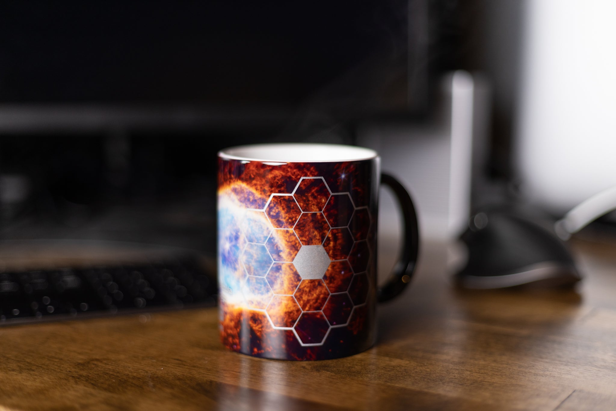 Southern Ring Nebula - Webb Space Telescope - Color Changing Mug Experience